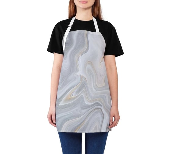 Изображение товара Кухонный фартук JOYARTY Мраморные волны, универсальный размер для женщин и мужчин ap_37017