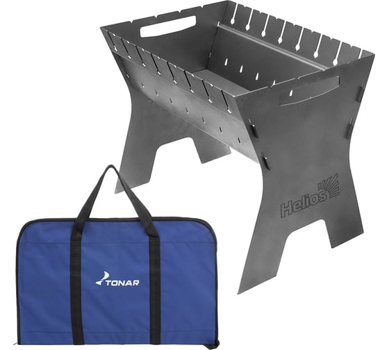 Изображение товара Сборный мангал Тонар Жарыч 1.5 мм, 490x330x400 мм, сумка T-MC-01S 337289