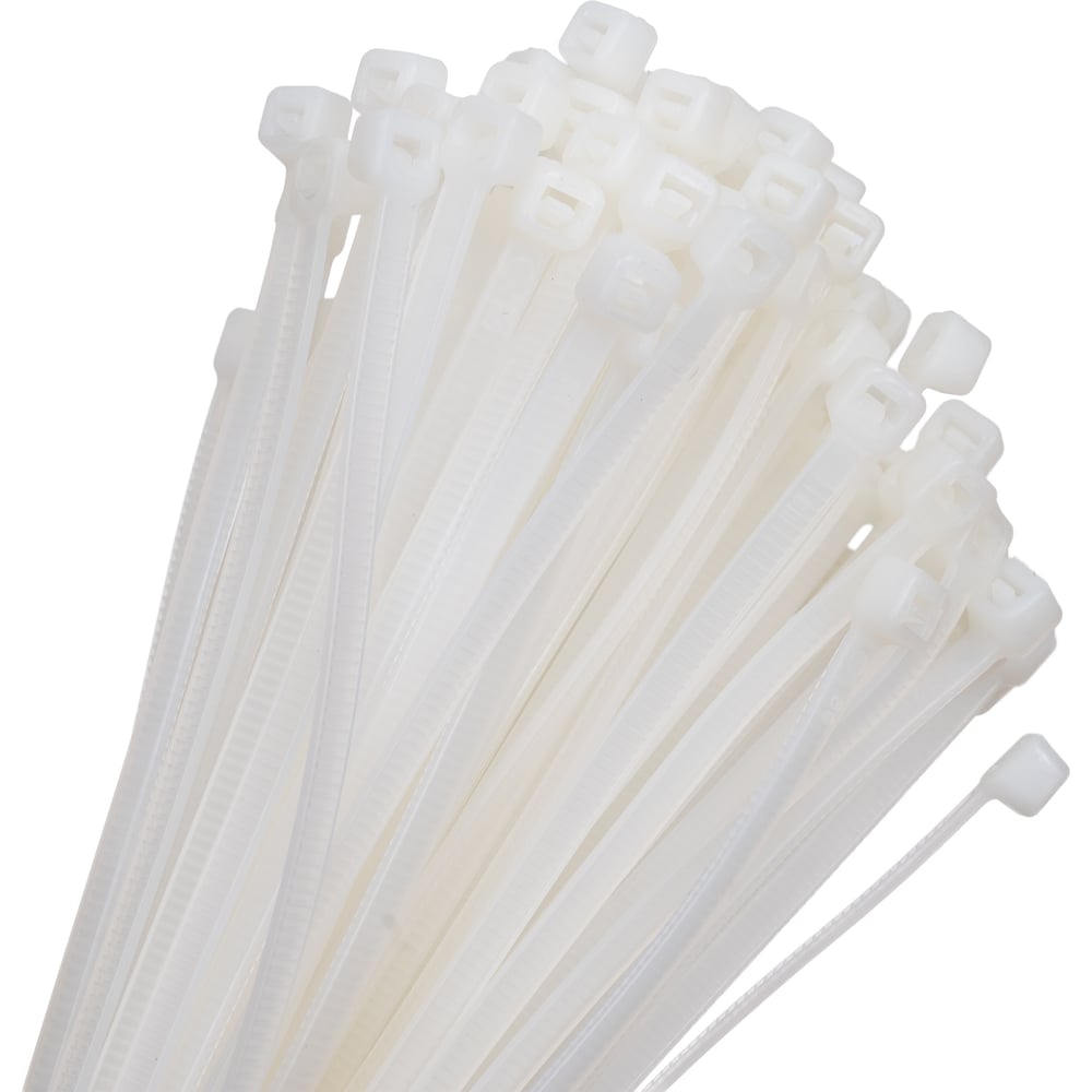 Изображение товара Нейлоновая стяжка хомут ExeGate CV66-150x3.6W белая 150x3.6 мм 100 шт