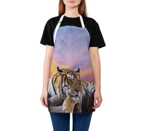 Изображение товара Кухонный фартук JOYARTY Тигр за небесами, универсальный размер для женщин и мужчин ap_12731