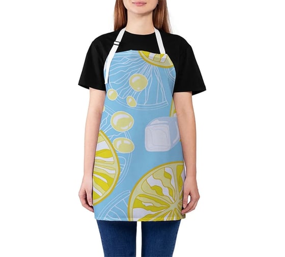 Изображение товара Кухонный фартук JOYARTY Лимонный лед, универсальный размер для женщин и мужчин ap_414056