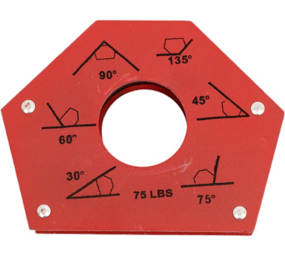 Изображение товара Магнитный угольник трапеция KY1102 до 33 кг, 30°, 45°, 60°, 75°, 90°, 135° энаргит KY1102-33