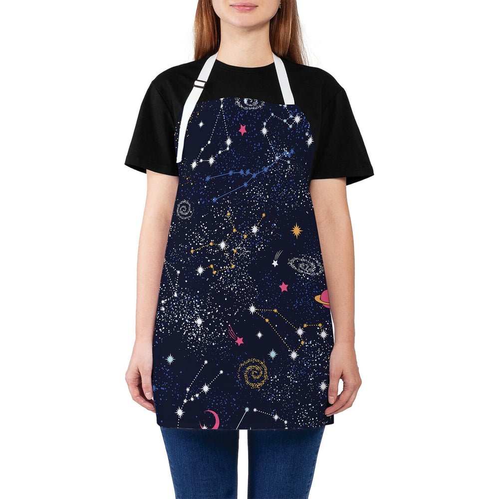 Изображение товара Кухонный фартук JOYARTY Космические тела универсальный размер