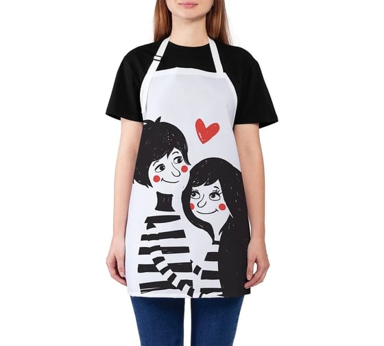 Изображение товара Кухонный фартук JOYARTY Да пребудет любовь, универсальный размер для женщин и мужчин ap_91975