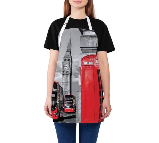 Изображение товара Кухонный фартук JOYARTY Эксурсия по Лондону, универсальный размер для женщин и мужчин ap_14659