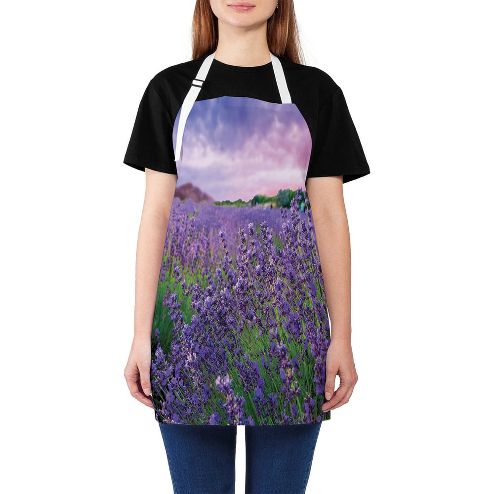 Изображение товара Кухонный фартук JOYARTY Лаванда универсальный размер для мужчин и женщин