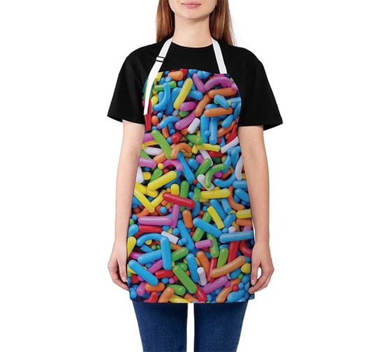 Изображение товара Кухонный фартук JOYARTY Цветная посыпка, универсальный размер для женщин и мужчин ap_414032