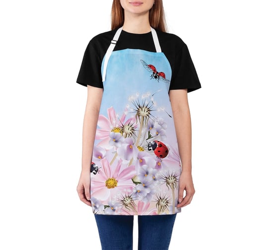 Изображение товара Кухонный фартук JOYARTY Ромашки в небе, универсальный размер для женщин и мужчин ap_7481