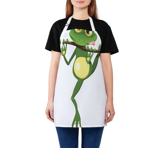 Изображение товара Кухонный фартук JOYARTY Древняя лягушка, универсальный размер для женщин и мужчин ap_15264