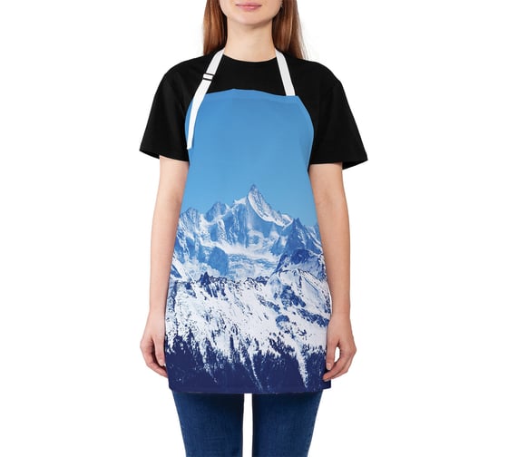 Изображение товара Кухонный фартук JOYARTY Зимние скалы, универсальный размер для женщин и мужчин ap_15287