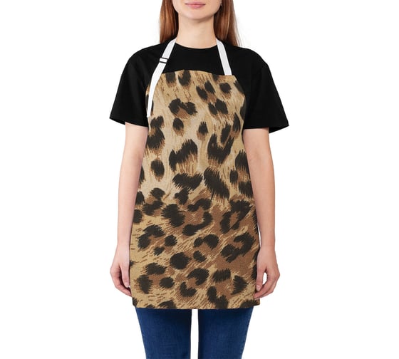 Изображение товара Кухонный фартук JOYARTY Леопардовое окружение, универсальный размер для женщин и мужчин ap_3750