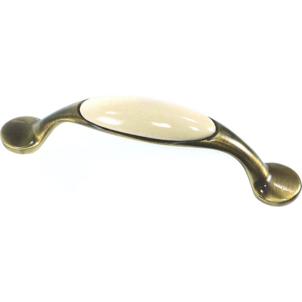 Изображение товара Мебельная ручка Левша PORCELANO C102 бронза 96 мм стиль прованс