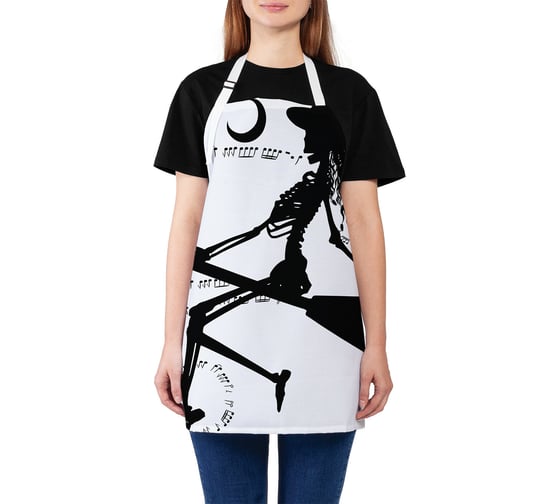 Изображение товара Кухонный фартук JOYARTY Полет ведьмы, универсальный размер для женщин и мужчин ap_32926