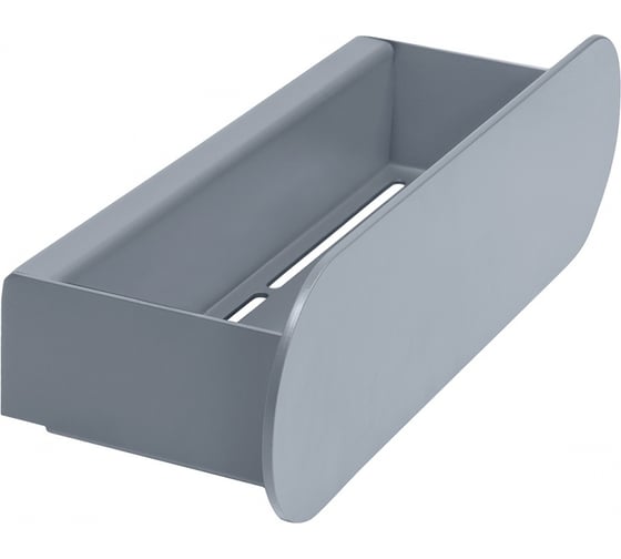 Изображение товара Полка для ванной комнаты GreenWeen OMEGA 300 мм, нержавеющая сталь, серая GW-OMEGA-NERZH-300-G