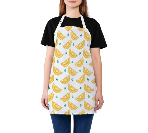 Изображение товара Кухонный фартук JOYARTY Солнечные дольки, универсальный размер для женщин и мужчин ap_73532