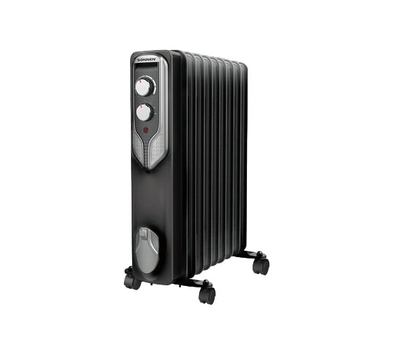 Изображение товара Масляный обогреватель SONNEN Dfn-09bl, 2000 Вт, 9 секций, черный, 455311