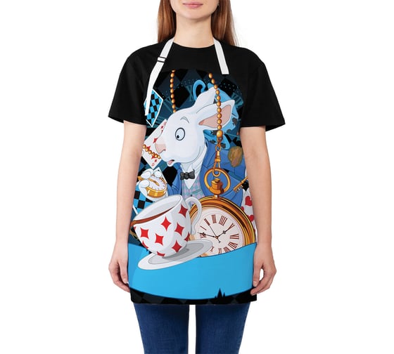 Изображение товара Кухонный фартук JOYARTY Кролик паникует, универсальный размер для женщин и мужчин ap_14088