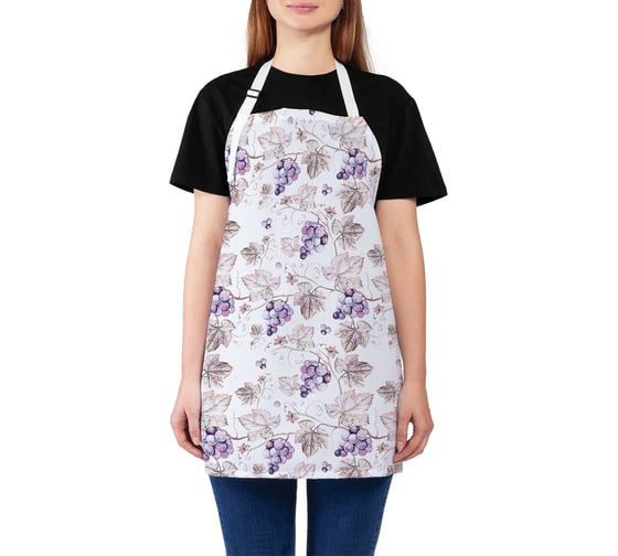 Изображение товара Кухонный фартук JOYARTY Виноградная лоза, универсальный размер для женщин и мужчин ap_79817