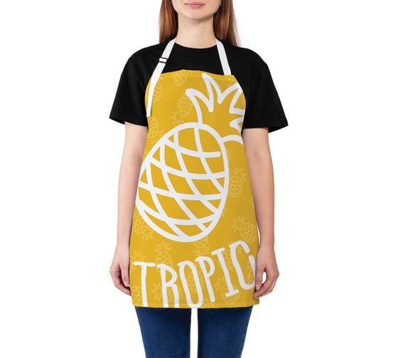 Изображение товара Кухонный фартук JOYARTY Тропический ананас, универсальный размер для женщин и мужчин ap_13433