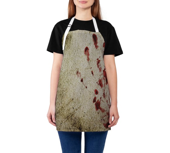 Изображение товара Кухонный фартук JOYARTY Кровавая ладонь, универсальный размер для женщин и мужчин ap_22085