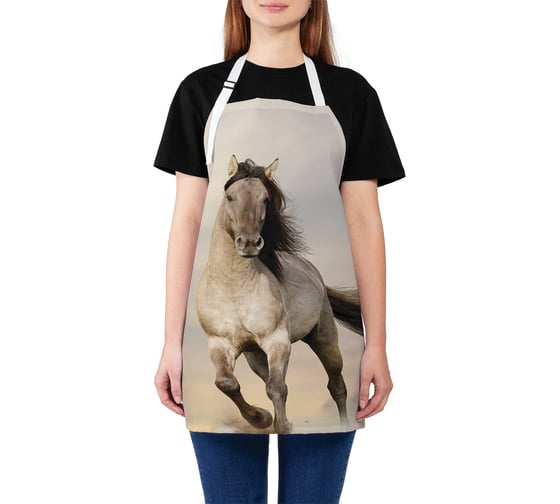 Изображение товара Кухонный фартук JOYARTY Дикий конь, универсальный размер для женщин и мужчин ap_16141
