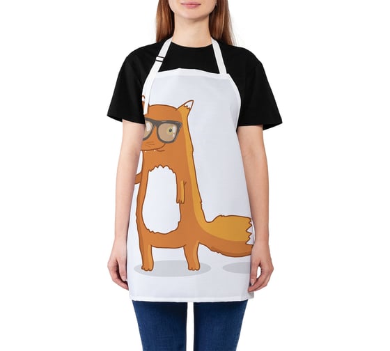 Изображение товара Кухонный фартук JOYARTY Хитрый лис, универсальный размер для женщин и мужчин ap_78553