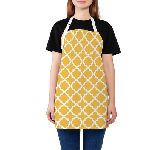 Изображение товара Кухонный фартук JOYARTY Простой орнамент, универсальный размер для женщин и мужчин ap_10492