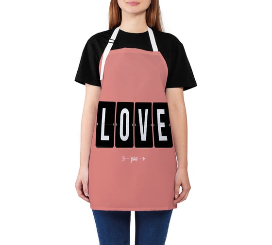 Изображение товара Кухонный фартук JOYARTY Вечная любовь, универсальный размер для женщин и мужчин ap_53008