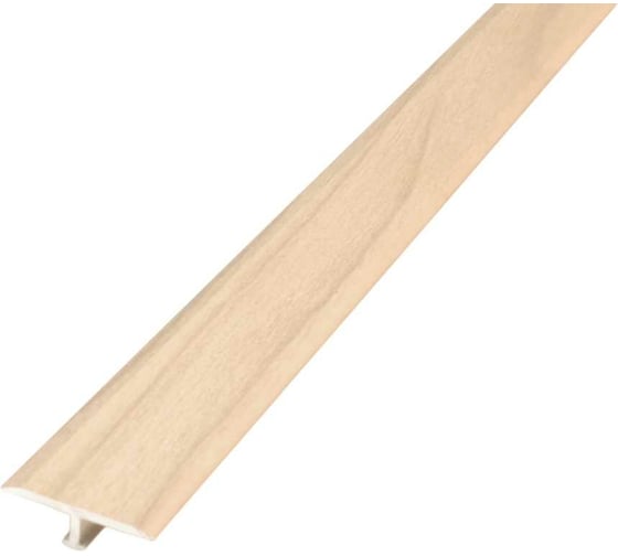 Изображение товара Стык РУССКИЙ ПРОФИЛЬ Т-образный, 18 мм, 0.9 м, дуб жемчужный, 10 штук 4680427135439