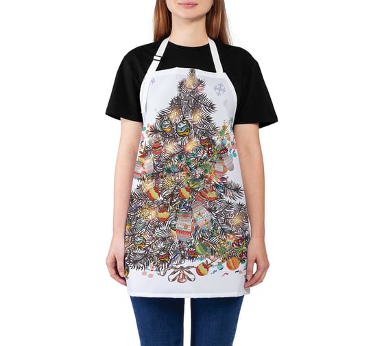 Изображение товара Кухонный фартук JOYARTY Место для подарков, универсальный размер для женщин и мужчин ap_78658