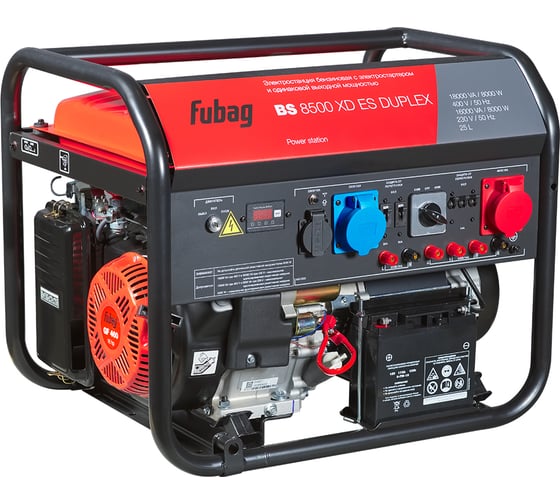 Изображение товара Бензиновая электростанция FUBAG с электростартером bs 8500 xd es duplex, 641090