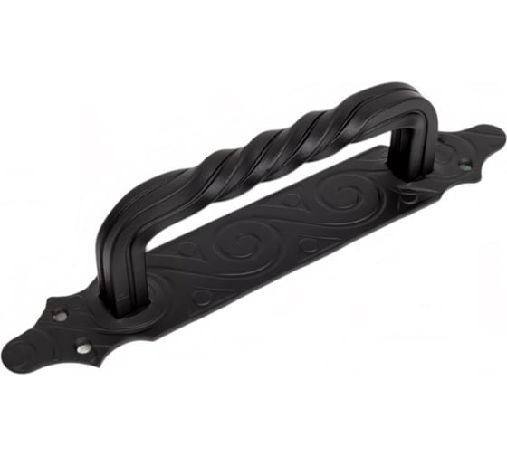 Изображение товара Декоративная кованая ручка Домарт мод.4 серия ярославль (черный) 170334