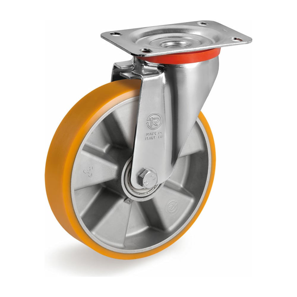 Большегрузное поворотное колесо Tellure rota колесо большегрузное неповоротное tellure rota 658114 160мм 300кг полиуретан алюминий