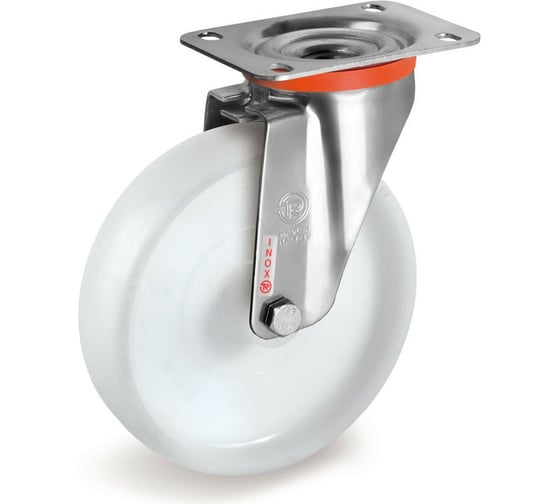 Изображение товара Колесо поворотное (80 мм; 180 кг; полиамид/нержавейка) Tellure rota 684401