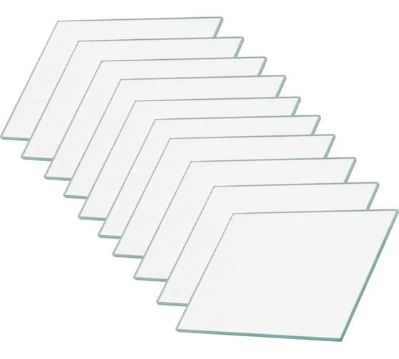 Изображение товара Стекло сменное покровное 10 шт, 110x90 мм, DIN0 C0 Optima XL1109000.10 &XL1109000.10_0