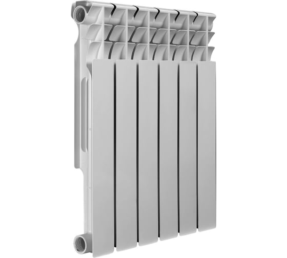 Изображение товара Биметаллический радиатор Azario 6 секций BM500/80/6 00078383