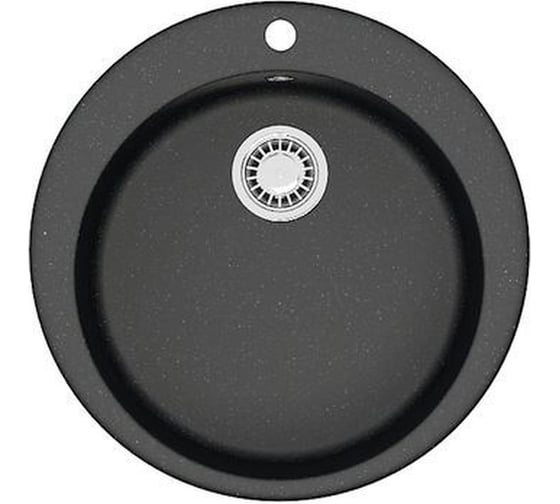 Изображение товара Кухонная мойка Azario Vital 507x507x200 мм, черная CS 00078345