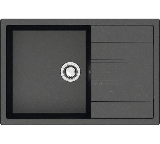 Изображение товара Кухонная мойка Azario Vision 750x505x218 мм, черная CS 00078339
