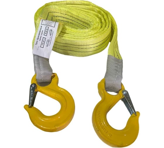 Изображение товара Буксировочный ленточный трос СК БТл-18/0/9/0 крюк-крюк CK0BTL.18000.038537