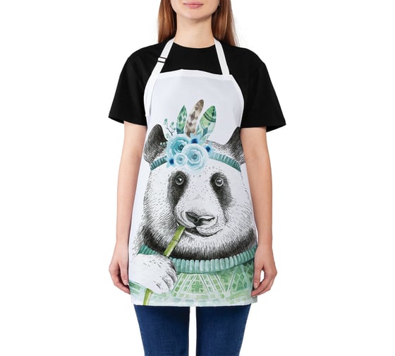 Изображение товара Кухонный фартук JOYARTY Крутышка панда, универсальный размер для женщин и мужчин ap_72756