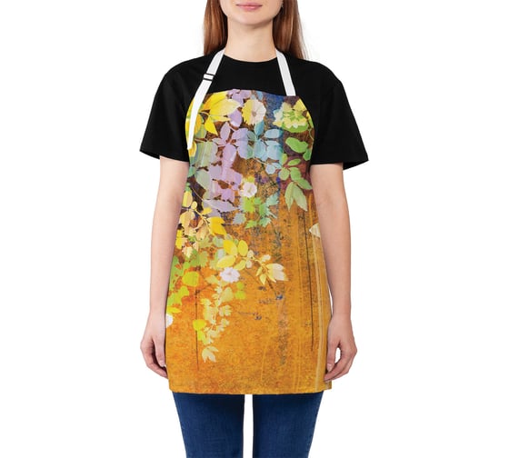 Изображение товара Кухонный фартук JOYARTY Висячие цветы, универсальный размер для женщин и мужчин ap_13891