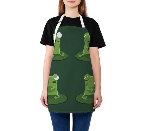 Изображение товара Кухонный фартук JOYARTY Эмоциональная лягушка, универсальный размер для женщин и мужчин ap_18496