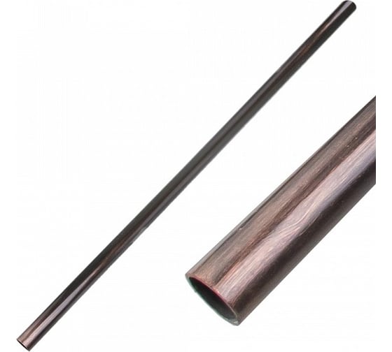 Изображение товара Декоративная труба для электропроводки Bironi пвх, цвет медный век BTR1-16-16