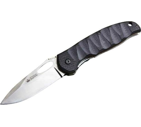 Изображение товара Складной нож Kizlyar Supreme Hero cталь 440C, Satin, рукоять из G10 4650065051231