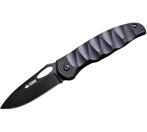 Изображение товара Складной нож Kizlyar Supreme Hero cталь 440C, Black Titanium, рукоять из G10 4650065055017
