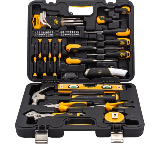 Изображение товара Набор инструментов для ремонтных работ JCB 50 предметов JST002