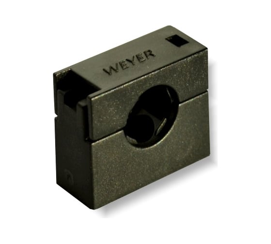 Изображение товара Крепеж для гофрированных труб Weyer WQSG-AD15.8B - держатель с крышкой, WE2401400