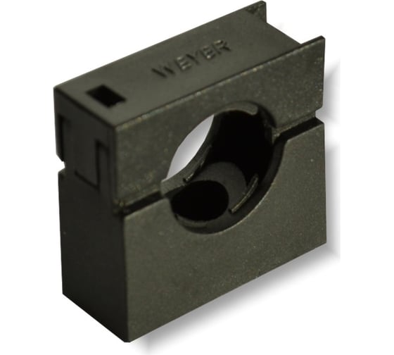 Изображение товара Крепеж для гофрированных труб Weyer WQSG-AD18.5B - держатель с крышкой, WE2401500