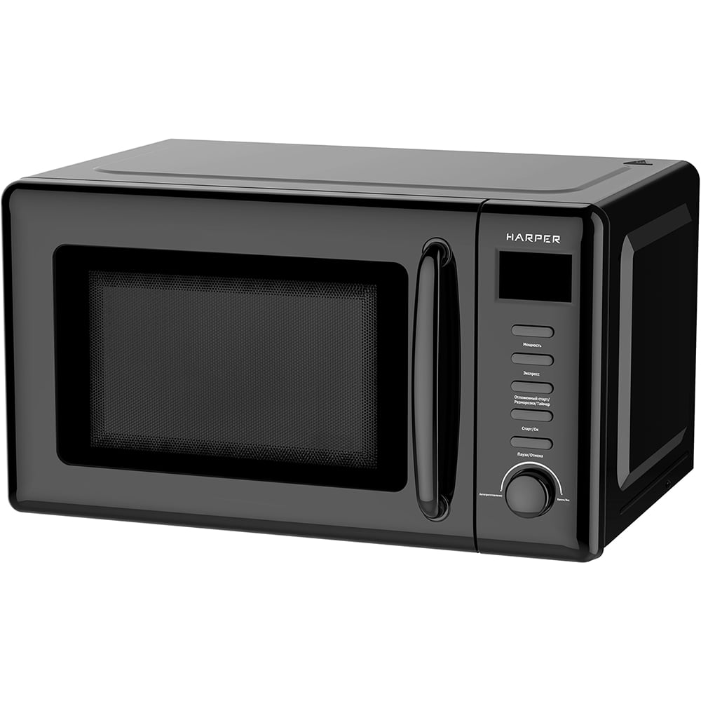 Изображение товара Микроволновая печь Harper HMW-20ST02 BLACK NEW 20 литров 700 Вт