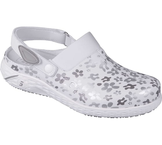 Изображение товара Женские полуботинки SAFETY JOGGER DANY (ДЕНИ), искусственная кожа, белые с серым принтом/MUG Кро 4348/39